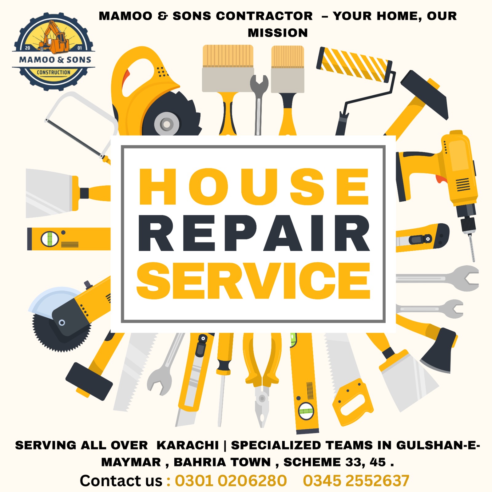 build your dream home for mamoo and sons construction contractor