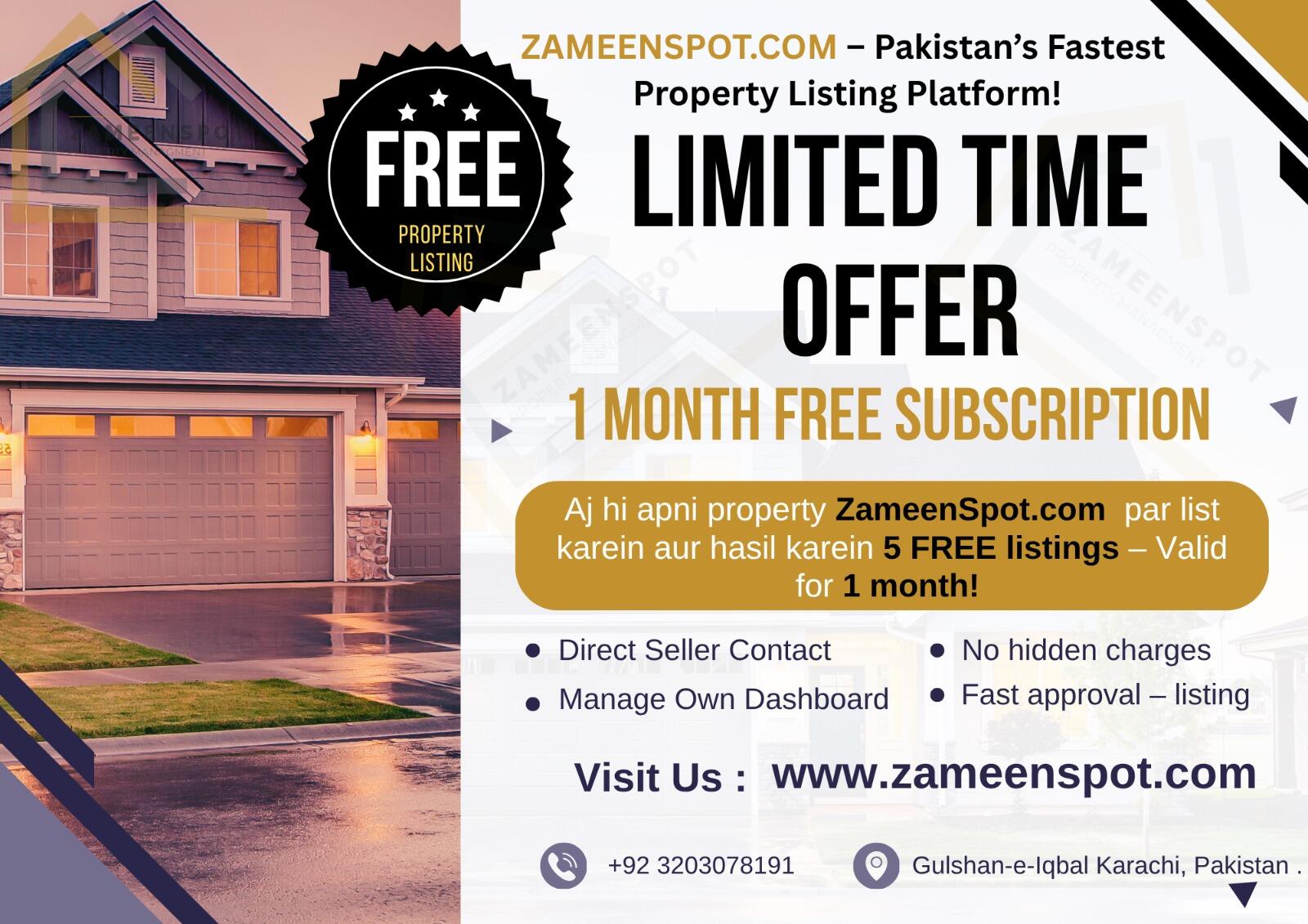 Free Listing For Limited Time